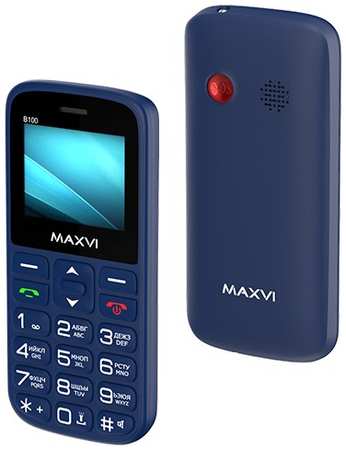 Сотовый телефон Maxvi B100 Blue 965844476895575
