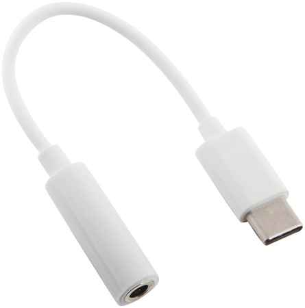 DIIN Аудиопереходник USB Type-C на 3,5 мм Mini Jack белый 965844477466403