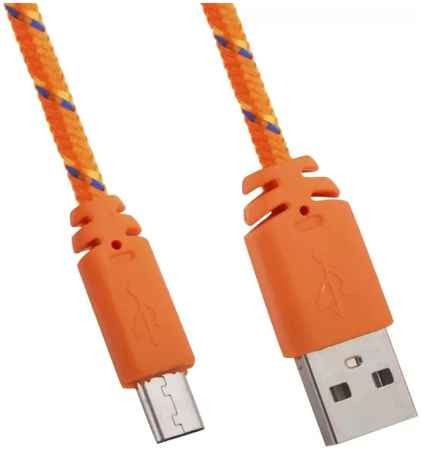 Кабель USB Liberty Project Micro в оплетке оранжевый 965844477466841