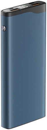 Внешний аккумулятор Olmio QL-10 10000 мАч, голубой QL-10 Голубой 10000mAh | 22.5W, QuickCharge3.0/PowerDelivery, LCD 965844477472558