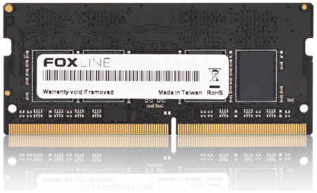 Оперативная память Foxline 2Gb DDR-III 1600MHz SO-DIMM (FL1600D3S11-2G) DDR3 1600 (PC 12800) SODIMM 204 pin, 1x2 Гб, CL 11