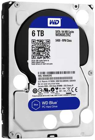 Жесткий диск WD SATA-III 6Tb Blue 6 ТБ (WD60EZRZ) 965844477674277