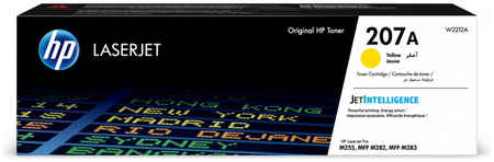 Тонер-картридж для лазерного принтера HP (W2212A) желтый, оригинальный 965844477674398