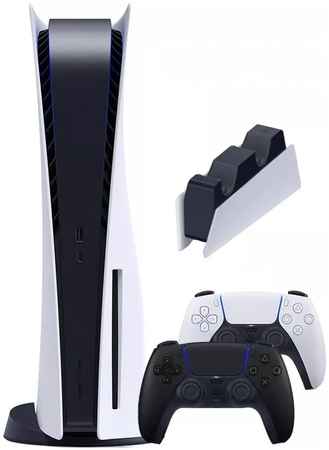 Игровая приставка Sony PlayStation 5 EU + 2-й геймпад (чёрная полночь) + зарядная станция 965844477674911