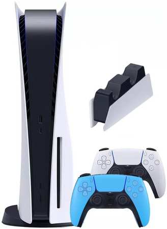 Игровая приставка Sony PlayStation 5 EU + 2-й геймпад (звездный синий) + зарядная станция 965844477674919