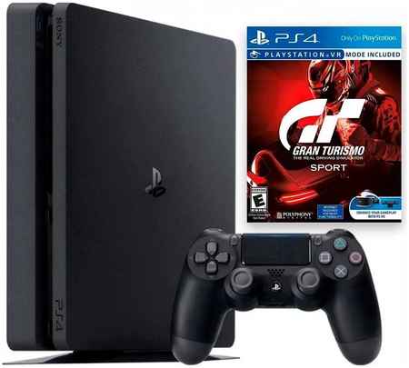 Игровая приставка Sony PlayStation 4 Slim (500GB) (CUH-2216A) + игра Gran Turismo Sport 965844477674923