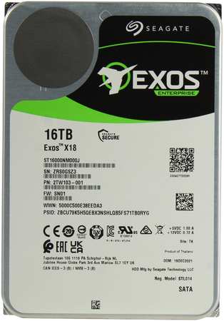 Жесткий диск Seagate ST16000NM000J Exos X18