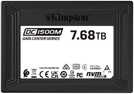 SSD накопитель Kingston DC1500M 2.5″ 7,68 ТБ (SEDC1500M/7680G)