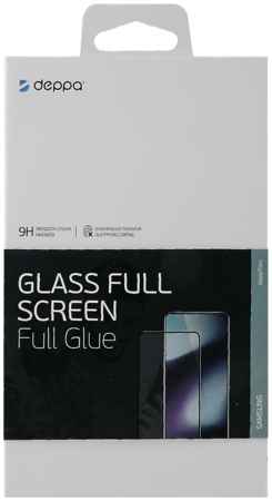 Защитное стекло Deppa для Galaxy M12 3D Full Glue (черная рамка) для Galaxy M12 3D Full Glue черная рамка 965844477718398