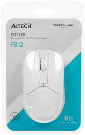 Беспроводная мышь A4Tech Fstyler FB12 White 965844478311666