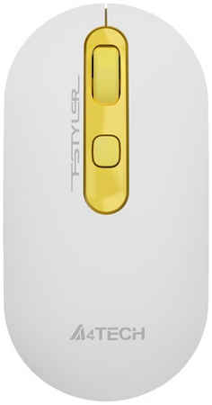 Беспроводная мышь A4Tech Fstyler FG20 White/Yellow 965844478311677