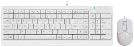 Комплект клавиатура и мышь A4tech Fstyler F1512 White 965844478311689
