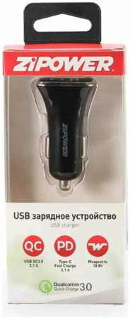 УстройствоZipower PM6647 USB QC3.0 5В-3,1 А
