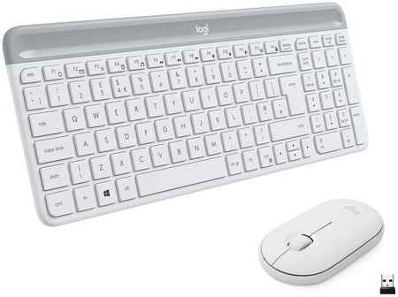 Комплект клавиатура+мышь Logitech MK470 White 965844478364540