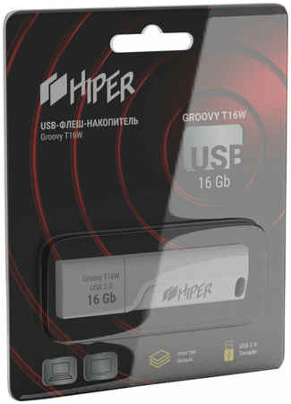 Флешка HIPER 16 ГБ Groovy T (HI-USB216GBTW) 965844478807630