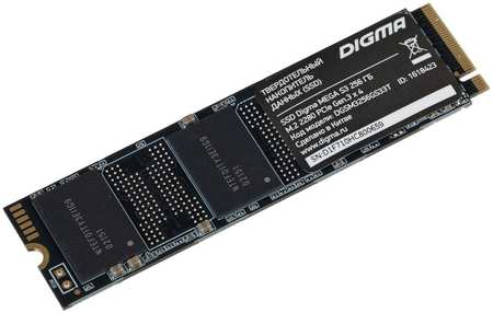 SSD накопитель DIGMA Mega S3 M.2 2280 256 ГБ (DGSM3256GS33T) 965844478807691