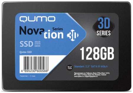 SSD накопитель QUMO Novation 2.5″ 128 ГБ (Q3DT-128GMCY) 965844478807703