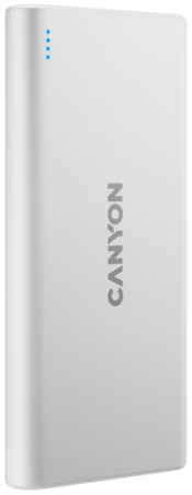 Внешний аккумулятор Canyon PB-108, 10000мAч, белый [cne-cpb1008w] 965844478907014