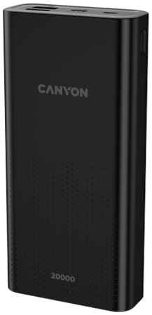 Внешний аккумулятор Canyon PB-2001, 20000мAч, черный [cne-cpb2001b] 965844478907018
