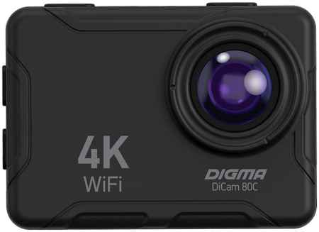 Экшн-камера DIGMA 80C Black (DC80C) 965844478907117