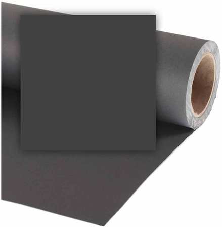 Фон бумажный Vibrantone 1,35х11м Black 10, черный