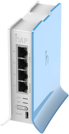 Wi-Fi роутер Mikrotik hAP RB941-2nD-TC White, Blue 965844482868482