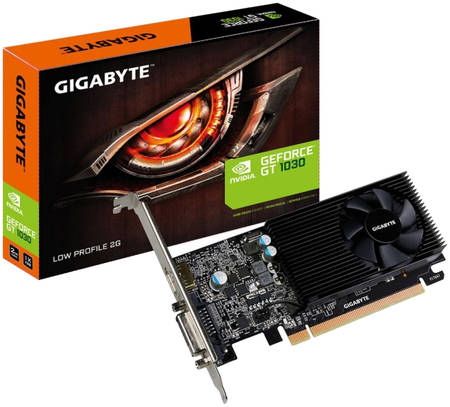 Видеокарта Gigabyte NVIDIA GeForce GT1030 Low Profile (GV-N1030D5-2GL) Geforce GT 1030 965844482868859