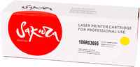 Картридж для лазерного принтера SAKURA 106R03695 SA106R03695 Yellow, совместимый