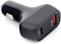 Зарядное устройство Gembird Cablexpert USB Type-C + Type-A 36W QC MP3A-UC-CAR20