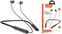 Hoco Беспроводные наушники ES58 Sound tide sports BT earphones черные (20067598)