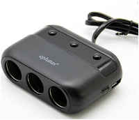Eplutus Автомобильное зарядное устройство FC-339 12/24 120 Ватт, 2 USB и Type-C