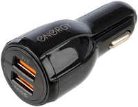 Автомобильное зарядное устройство Energy ET-16A, 2 USB, Q3.0, цвет