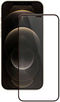 Защитное стекло 2,5D полноклеевое для Apple iPhone 12 Pro Max с черной рамкой Deppa (62702)