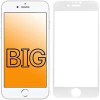 BIG Защитное стекло для iPhone 7 и iPhone 8 с белой рамкой iPhone 7; iPhone 8 (98/)