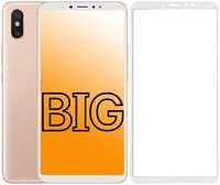 BIG Защитное стекло для Xiaomi Mi Max 3 с белой рамкой (63/)