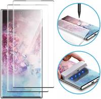 Защитное стекло с ультрафиолетовым клеем для Samsung S8+ 2 шт / 9D