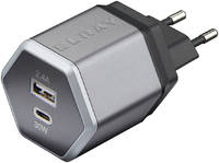 Сетевое зарядное устройство Elray USB A - USB C 42 Вт Elray WC1U1PD42HEX
