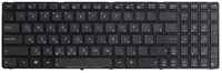 Клавиатура для ноутбука Rocknparts Asus черная с рамкой 04GNX31KUS01-1