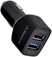 Автомобильное зарядное устройство Avantree Dual USB Quick Car Charger TR409Q (CGCA-TR409Q-BLK)