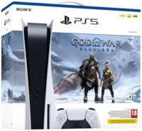 Sony Игровая приставка PlayStation 5 825Gb+God of War Ragnarok+2-ой геймпад+док станция (12(00)(16)(18)А)