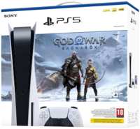 Sony Игровая приставка PlayStation 5 825Gb (3-ревизия) белая (с дисководом) + God of War Ragnar (1(1)(2)00-08-16-18A)