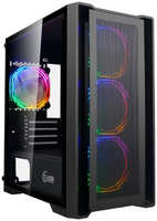 Корпус компьютерный Powercase Alisio X4B (CAXB-L4) Black