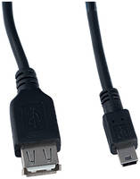 Кабель Perfeo USB2.0 A розетка - Mini USB вилка, длина 0,5 м. (U4201)