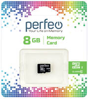 Карта памяти Perfeo microSD 8GB High-Capacity Class 10 без адаптера (PF8GMCSH10)