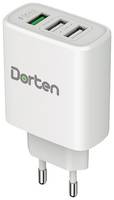 Сетевое зарядное устройство Dorten 3 USB Smart ID Quick Charger 30W 2.4A