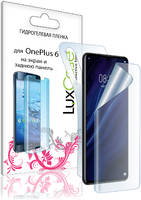 Защитная гидрогелевая пленка luxcase для OnePlus 6 На экран и заднюю поверхность/86164
