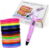 3D ручка Myriwell_RP100B (ABS 150м + трафареты) розовый. Myriwell RP 100B (R100-103)