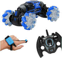 Радиоуправляемая машина-перевертыш Nano Shop управление жестами рукой с браслетом синяя Skidding-Braslet (Skidding-Braslet-Blue)