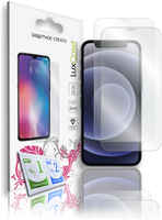 Защитное стекло LuxCase для iPhone 12 mini, На плоскую часть экрана, 2 шт, 82656