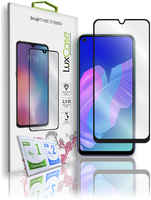 Защитное стекло LuxCase для Huawei P40 Lite E, 2.5D, Полноклеевое, Черная рамка, 78346
